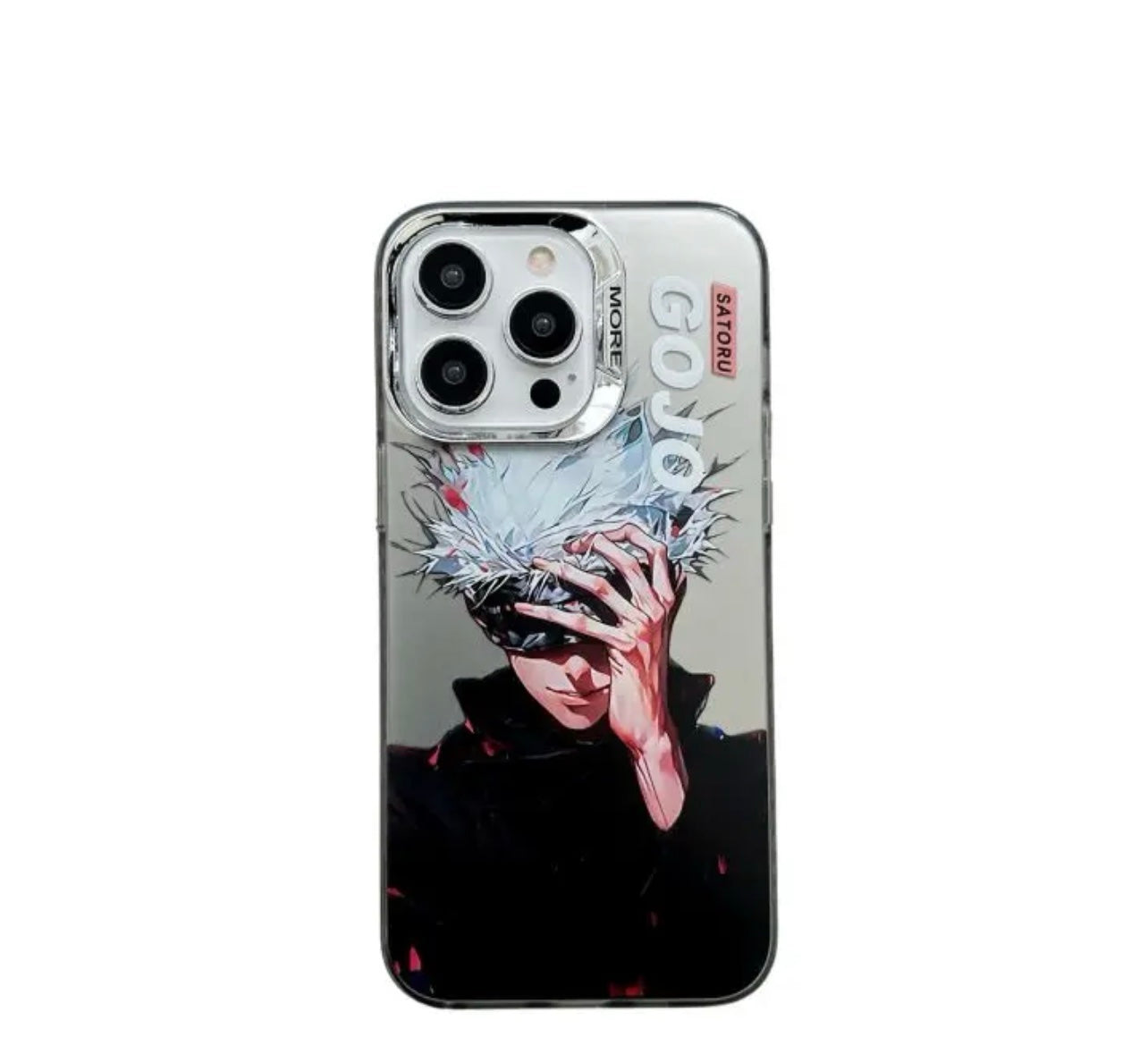 Jujutsu Kaisen Satoru Gojo Anime Electroplated Case with Camera Bumper G3