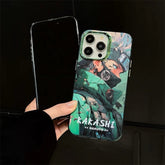 Naruto Kakashi Anime Electroplated Case With Camera Bumper N2