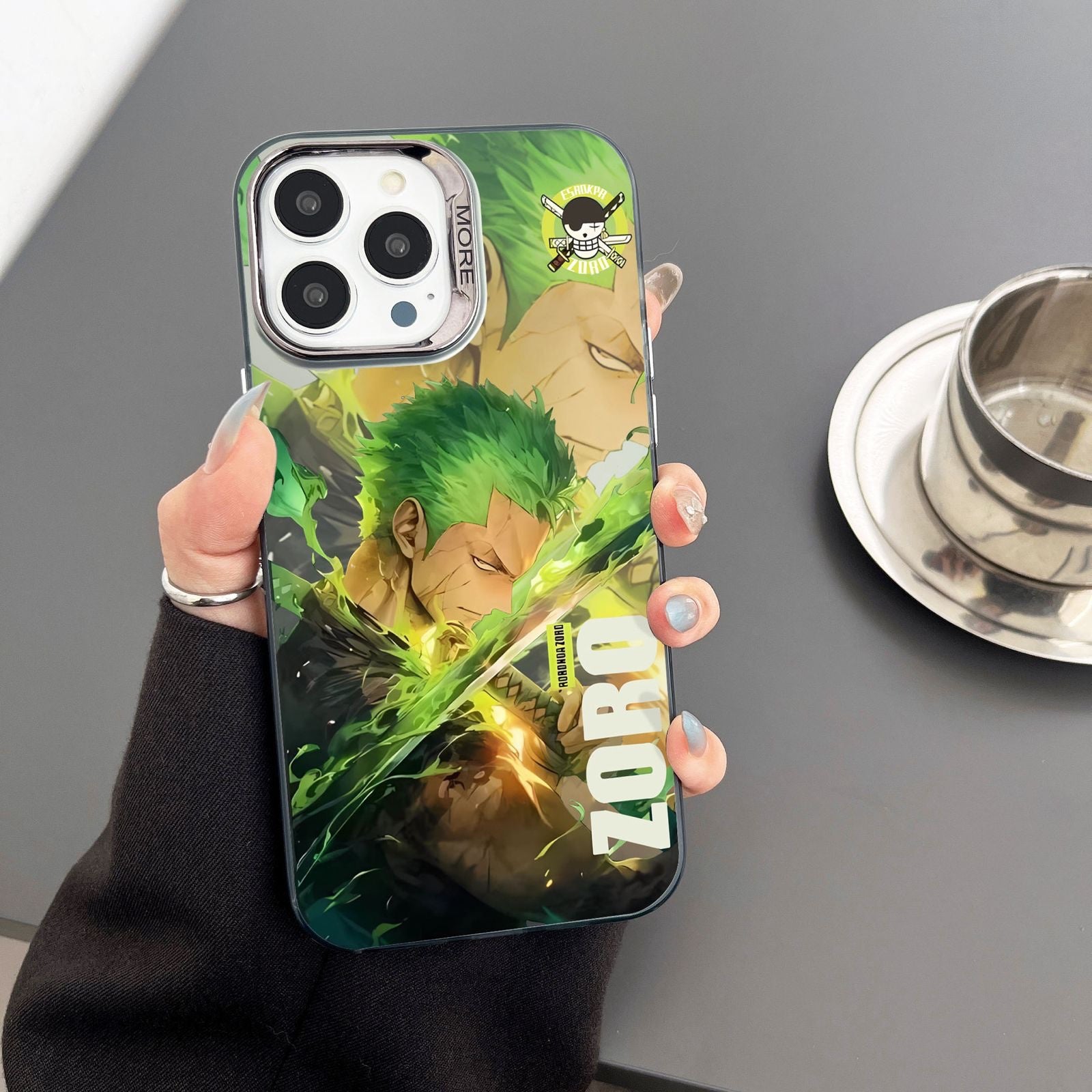 One Piece Roronoa Zoro Anime Case With Camera Bumper Z2